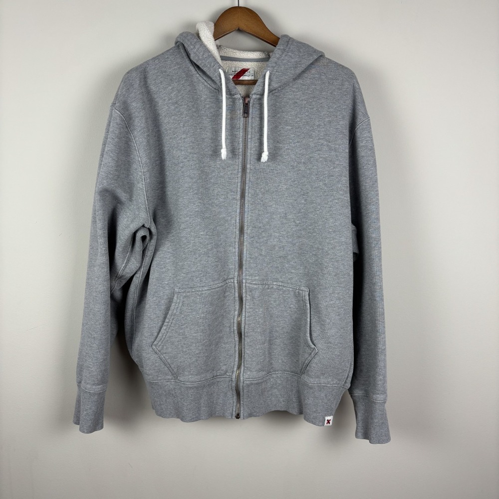 Best Made‎ Co Reverse Weave Sweatshirt Hoodie Mens 2XL Full Zip Hooded Outdoor